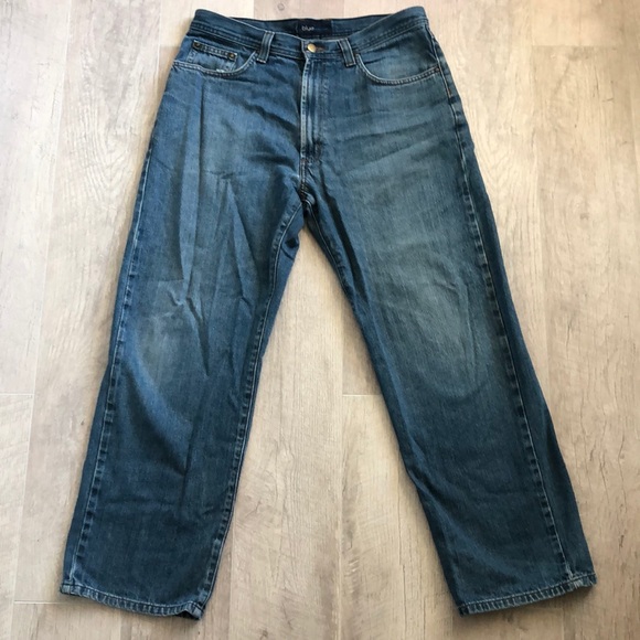 Pronto Uomo Other - blue pronto uomo 33 by 30 faded jeans